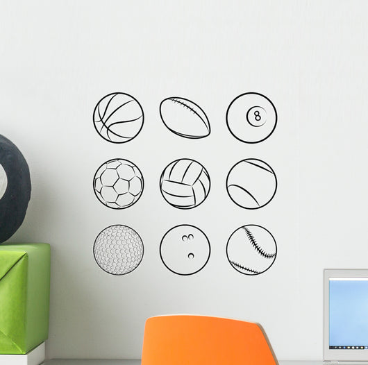 sport balls Wall Decal
