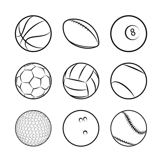 sport balls Wall Decal