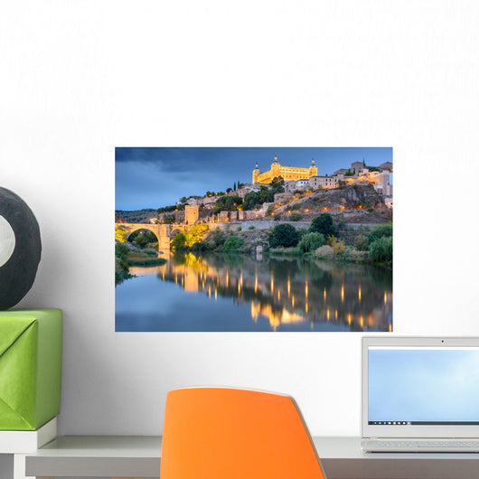 Toledo, Spain Skyline Wall Decal