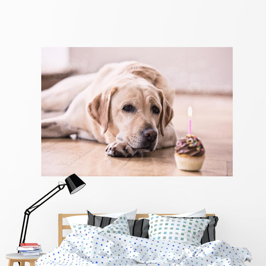 Birthday Labrador Retriever Wall Decal