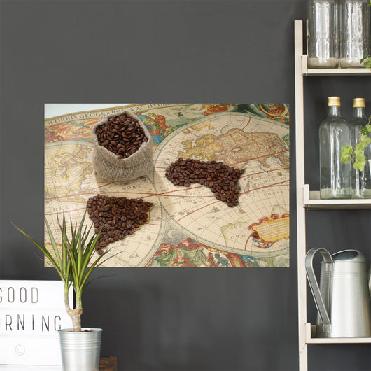 Coffee World Wall Decal