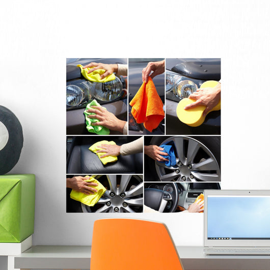 Car polishing Wall Decal