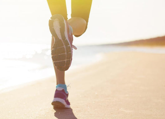 Running on the beach Wall Decal