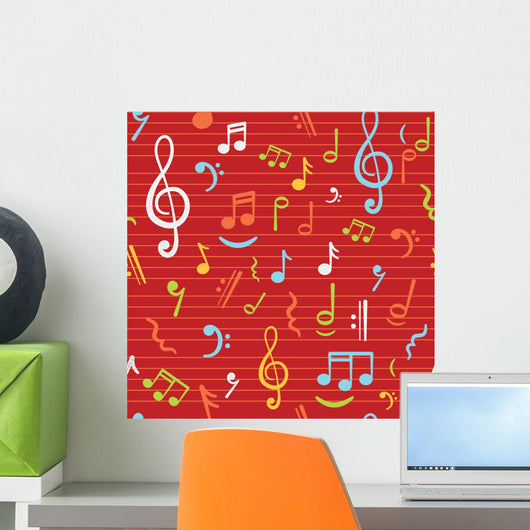 music notes Wall Decal