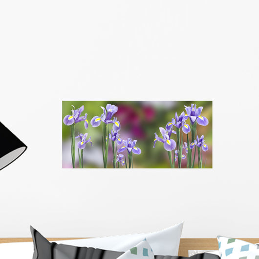 Iris Flowers Wall Decal