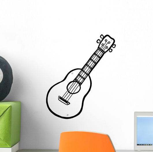 Ukulele Guitar Wall Decal
