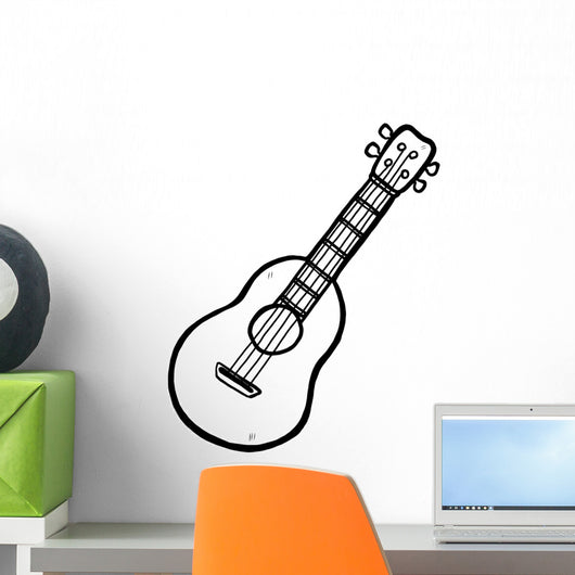 Ukulele Guitar Wall Decal