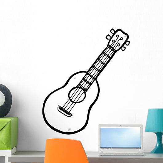 Ukulele Guitar Wall Decal