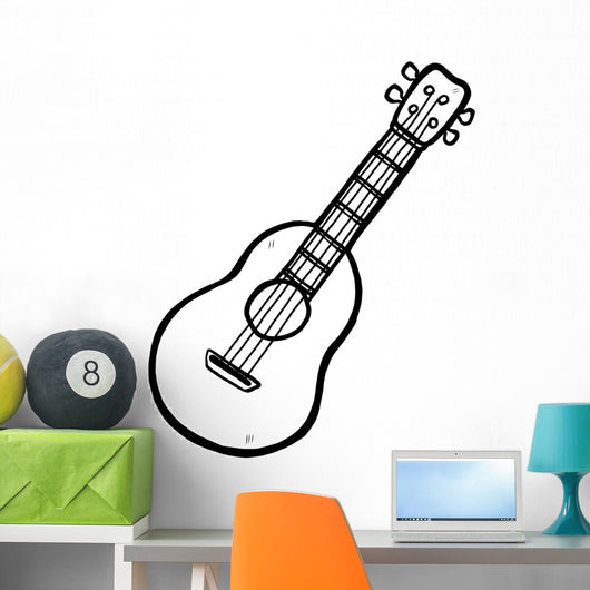 Ukulele Guitar Wall Decal