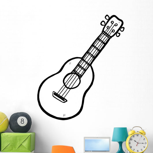 Ukulele Guitar Wall Decal