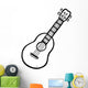 Ukulele Guitar Wall Decal