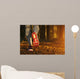 Girl Running At Sunset Wall Decal