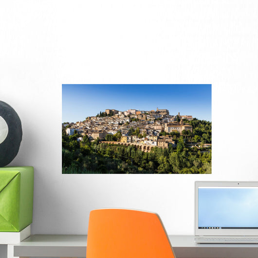 medieval town Loreto Aprutino, Abruzzo, Italy Wall Decal