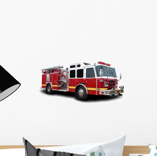 Fire Truck Wall Decal