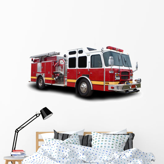 Fire Truck Wall Decal