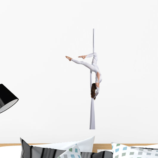 Aerial silk dancer Wall Decal
