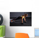 beautiful woman at the gym Wall Decal