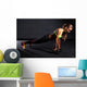 beautiful woman at the gym Wall Decal