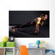 beautiful woman at the gym Wall Decal