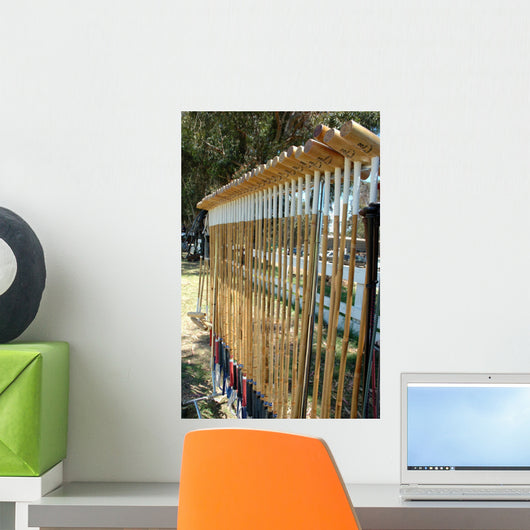 polo mallets Wall Decal