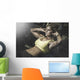 Young Fit Woman Exercising Wall Decal