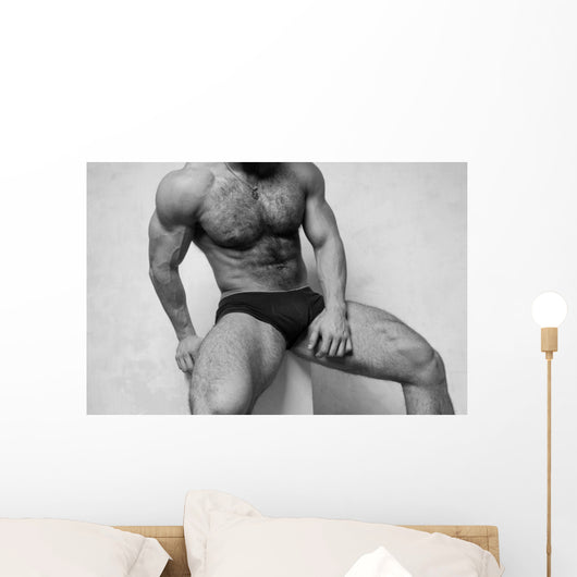 Hairly model Wall Decal