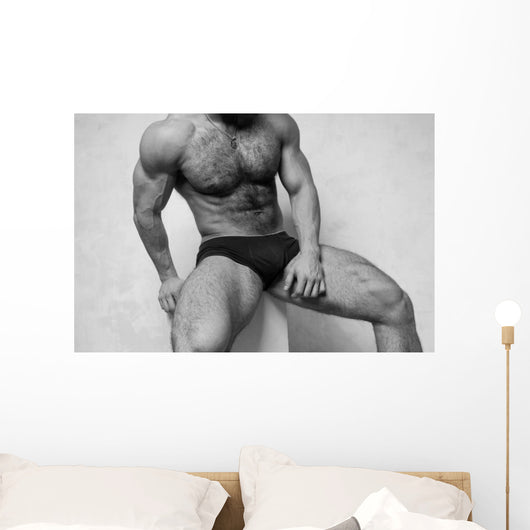 Hairly model Wall Decal
