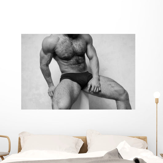 Hairly model Wall Decal