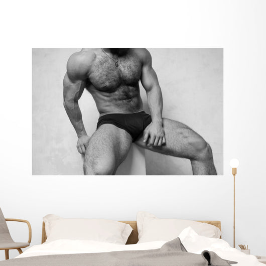 Hairly model Wall Decal