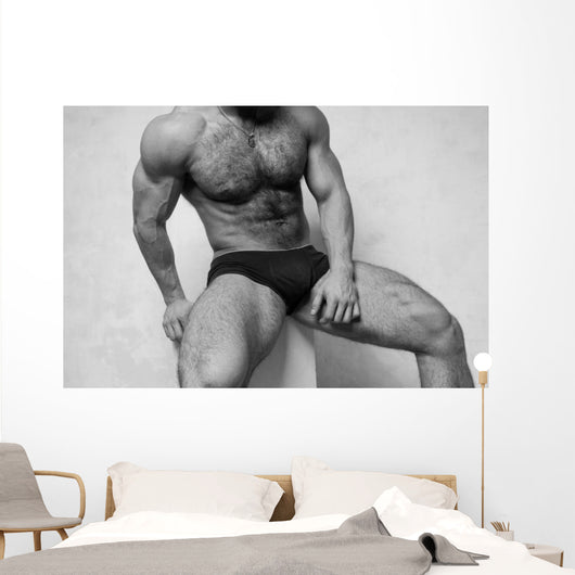 Hairly model Wall Decal