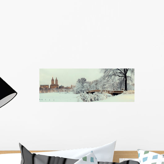 Central Park winter Wall Decal