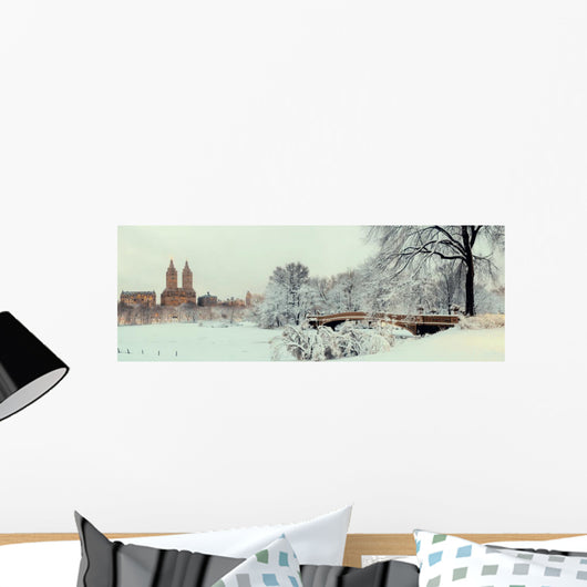 Central Park winter Wall Decal