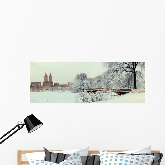 Central Park winter Wall Decal