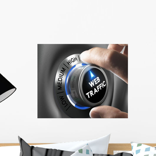 Website Traffic Wall Decal