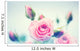 Beautiful pink roses. Vintage styled card design Wall Decal