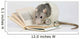 Reading Rat Wall Decal