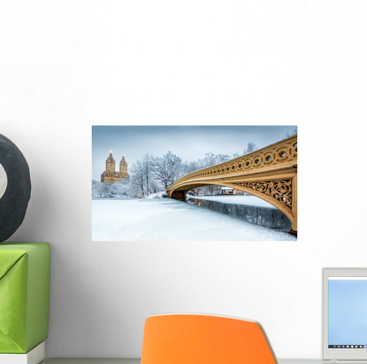 Bow Bridge in Central Park, NYC Wall Decal