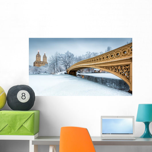 Bow Bridge in Central Park, NYC Wall Decal