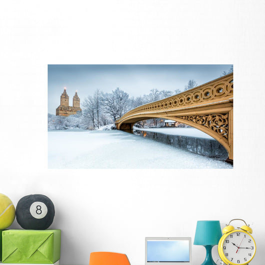 Bow Bridge in Central Park, NYC Wall Decal