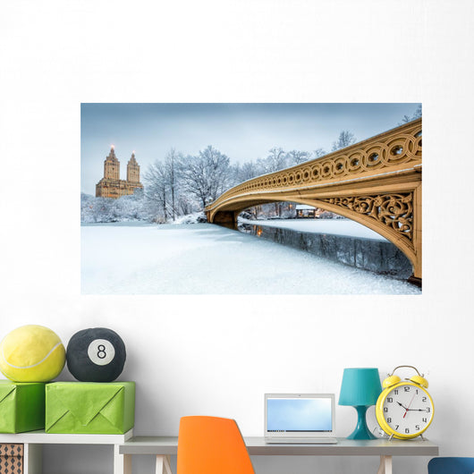 Bow Bridge in Central Park, NYC Wall Decal