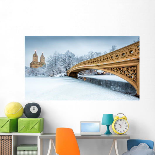 Bow Bridge in Central Park, NYC Wall Decal
