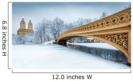 Bow Bridge in Central Park, NYC Wall Decal
