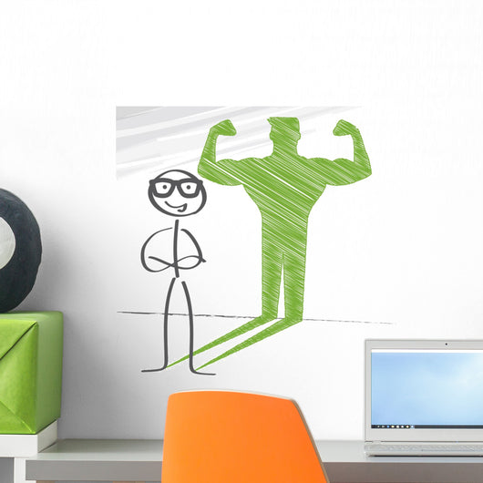 Stark, selbstsicher Wall Decal