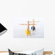 Balanced Wooden Men Wall Decal