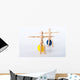 Balanced Wooden Men Wall Decal