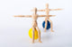 Balanced Wooden Men Wall Decal