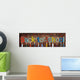 Group Hands Holding Letter Back School Concept Wall Decal