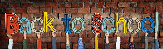 Group Hands Holding Letter Back School Concept Wall Decal