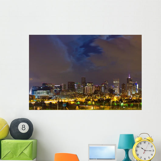 Denver Colorado Downtown Skyline Wall Decal