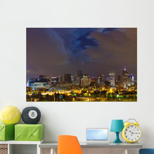 Denver Colorado Downtown Skyline Wall Decal